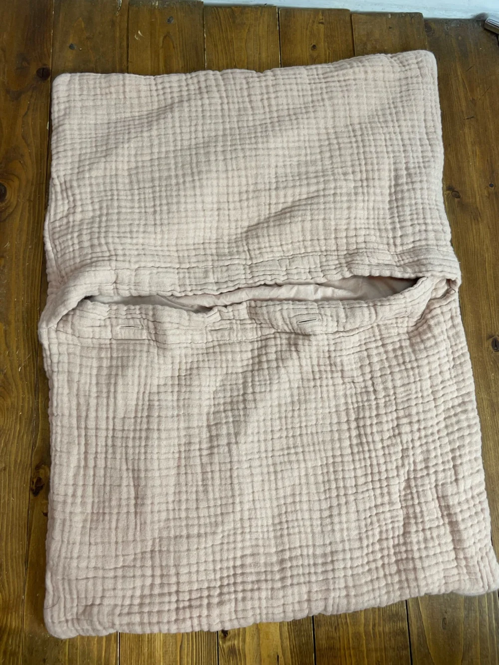 West elm 20x26 inch pillow sham cotton gauze tan